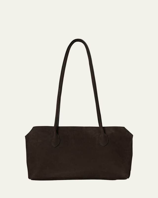 Terrasse East-West Shoulder Bag in Leather